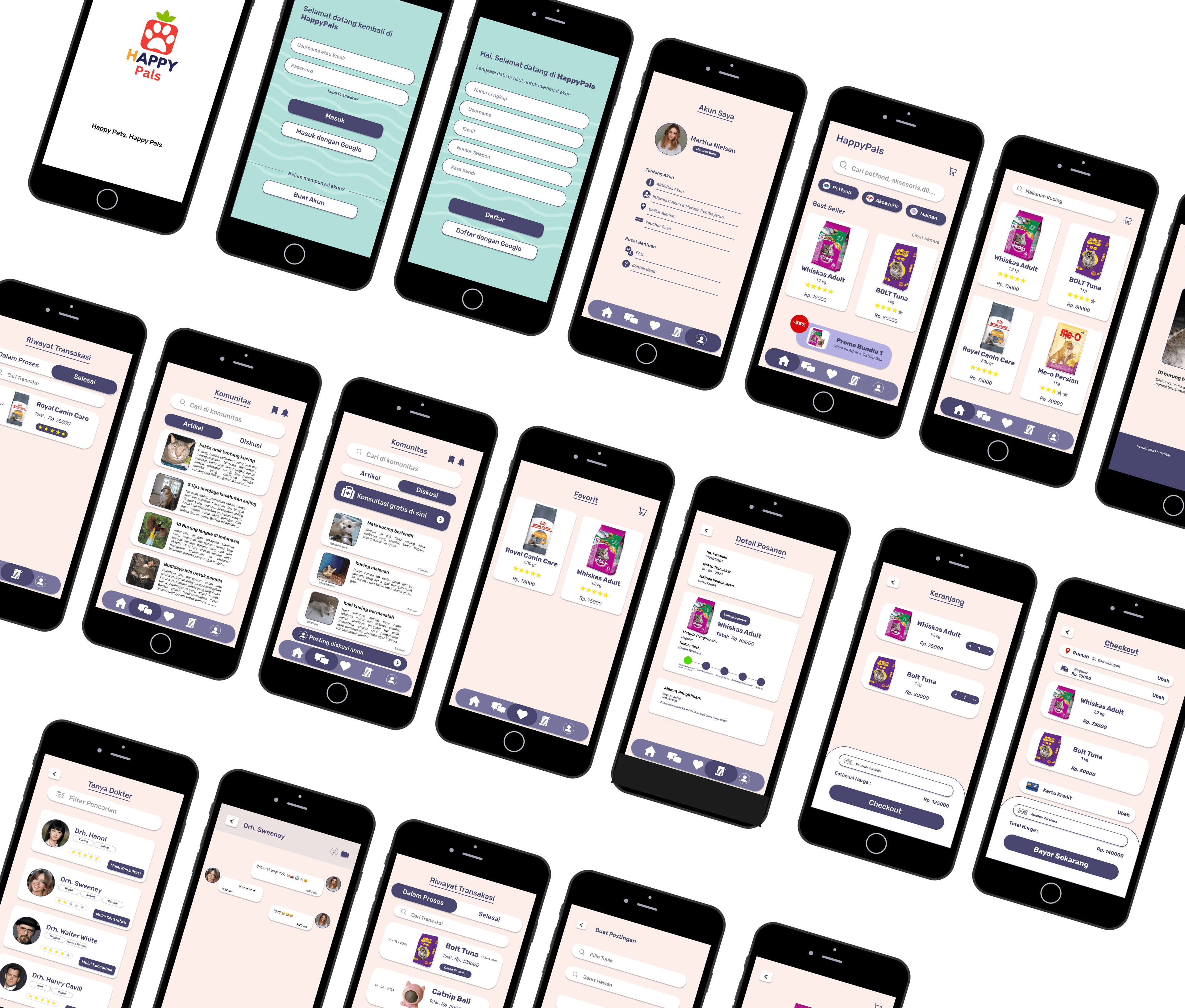 Petshop Mobile App Mockup